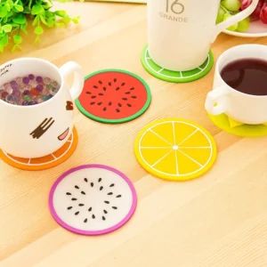 Fruit Coasters ( 6 Pcs ) | Fruit Coasters ( 6 Pcs ) Price in Pakistan | Tea Cup Coaters | Anti Slip Cup Mat | Heat Resistant Cup Coaster