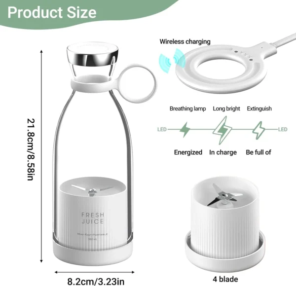 Bottle Shape Mini Juicer | Bottle Shape Mini Juicer Price in Pakistan | 6 Blade Mini Juicer | Wireless Juicer | Portable Juicer | Mini Juicer Machine