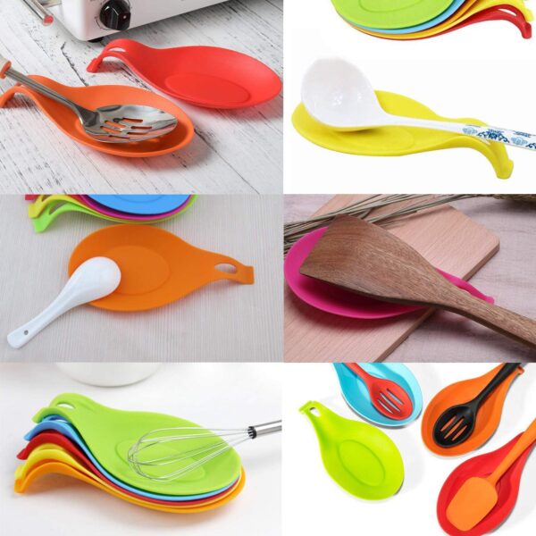 Silicone Spoon Rest | Silicone Spoon Rest Price in Pakistan | Spoon Hoder | Spoon Rest | Spatula Holder | Spoon Rest for Kitchen