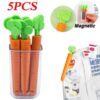 Mini Carrot Sealing Clip (5 pcs) | Mini Carrot Sealing Clip Price in Pakistan | Food Sealing Clips | Sealing Clips | Sealing Clips with Magnetic Holder