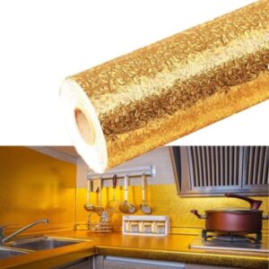 Golden Almunium Foil | Golden Almunium Foil Price in Pakistan | Kitchen Foil Sticker | Golden Foil Sticker | Golden Wallpaper Sheet