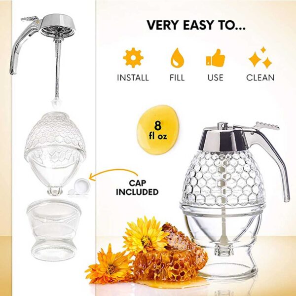 Honey Dispenser | Honey Dispenser Price in Pakistan | Acrylic Honey Dispenser | Squeezeable Honey Dispenser | Honey Dispenser Bottle