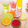 Fruit Coasters ( 6 Pcs ) | Fruit Coasters ( 6 Pcs ) Price in Pakistan | Tea Cup Coaters | Anti Slip Cup Mat | Heat Resistant Cup Coaster