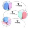 Silicone Bath Sponge | Bath brush | Body Bath Brush | Silicone Brush | Silicone bubble bath brush | Body Cleaning Bath Brush