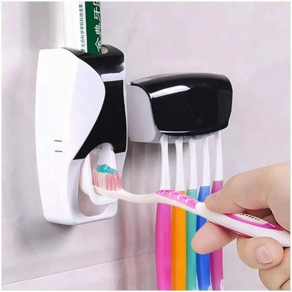 Toothpaste Dispenser & Holder | Toothpaste Holder | Dispenser | Bathroom Dispenser | Dispenser & Holder | Wall-Mounted Dispenser