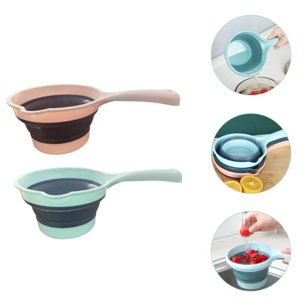 Foldable Bowl with Handle | Foldable Bowl with Handle Price in Pakistan | Water Ladle | Collapsible Water Scoop | Water Scoop