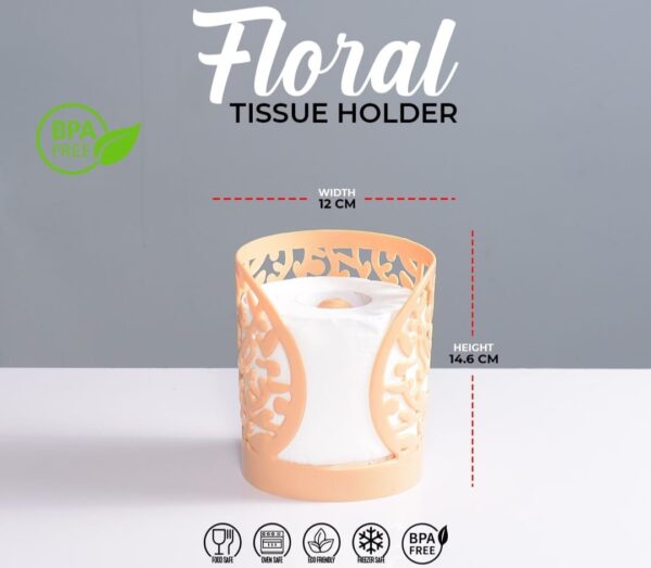 Floral Tissue Holder | Floral Tissue Holder Price in Pakistan | Tissue Holder | Tissue Holder for Kitchen | Tissue roll Holder | Plastic Tissue Holder