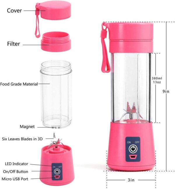 Portable Mini Juicer | Portable Mini Juicer Price in Pakistan | Mini Juicer | Wireless Blender | Rechargeable Blender | Blender