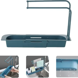 Telescopic Sink Storage Rack | Telescopic Sink Storage Rack Price in Pakistan | Rack | Sink Storage Rack | Adjustable Sink Storage Rack