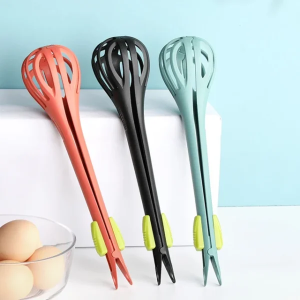 Plastic Egg Tong | Plastic Egg Tong Price in Pakistan | Tong | Multipurpose Tong | 2 in 1 Whisk and Tong | Egg Holder | Noodles Holder