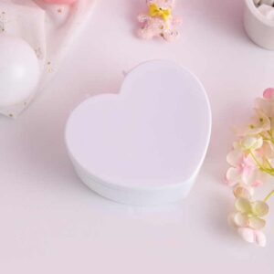 Heart Shape Jewellery Box | Jewellery Organizer | Girls Jewellery Box | White Jewellery Box | Jewellery Box With Mirror | Jewellery Storage Box