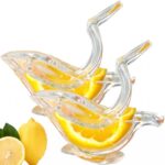 Acrylic Lemon Juicer | Handheld Lemon Squeezer | Portable Transparent Fruit Juicer | Manual Lemon Slice Squeezer | Citrus Press Juicer Squeezer