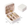 Square Mini Jewelry Box | Mini Square Stars Travel Jewellery Box | Mini Jewelry Travel Case | Portable Jewelry Box Organizer