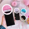 Mobile Selfie Light | Selfie Ring Light Small For Mobile (Pink) | USB Small Ring Light | Rechargeable Selfie Ring Light | Portable Flash Light