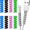 Charging cable protector | Spiral Silicone Cable Protector | Silicone cable protector | Hands free Wire Protector | Wire Protector | Mouse Cable Protector