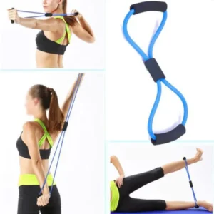 Chest Expander Yoga Rope | Exercise Resistance Tube | Fitness Rubber Elastic Bands | Rope Workout Muscle | Back Stretch Rope | Shoulder Training Device