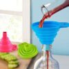 Foldable Kitchen Funnel | Liquid Oil Hopper | Tool Kitchen Funnel | Silicone Funnel | Oil Water Funnel | Funnel For Water Bottle Liquid Transfer