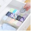 Socks Organizer 5 Grid | Storage Basket | Plastic Drawer Closet | Tie Organizer | Organizer | Socks Organizer Drawer | Creative Sock Storage