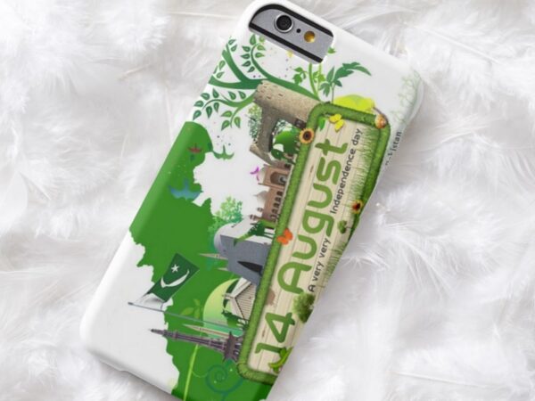 Customized 14 August Mobile Covers - Customized Gifts - 14 August - Pakistan Independence Day - Pakistani Flag Mobile Covers - Printed Mobile Covers