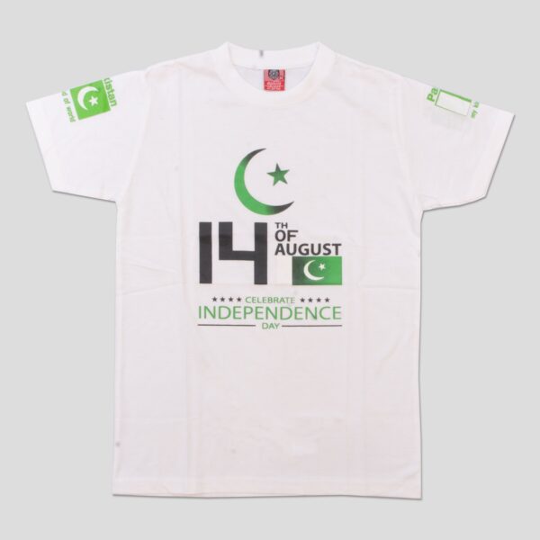 14 August Kids T-Shirts - Customized T-Shirts Printing - Pakistan Independence Day - Pakistani Flag T-Shirts - Personalized Shirts